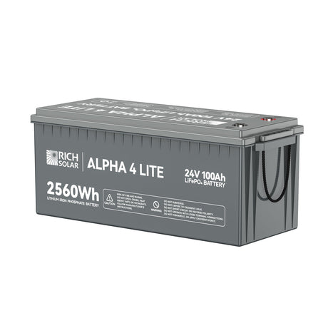 24V 100Ah Lithium Battery